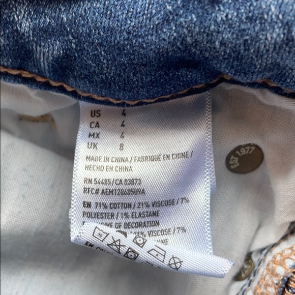 AE jean shorts size 4 - Picture 3 of 3